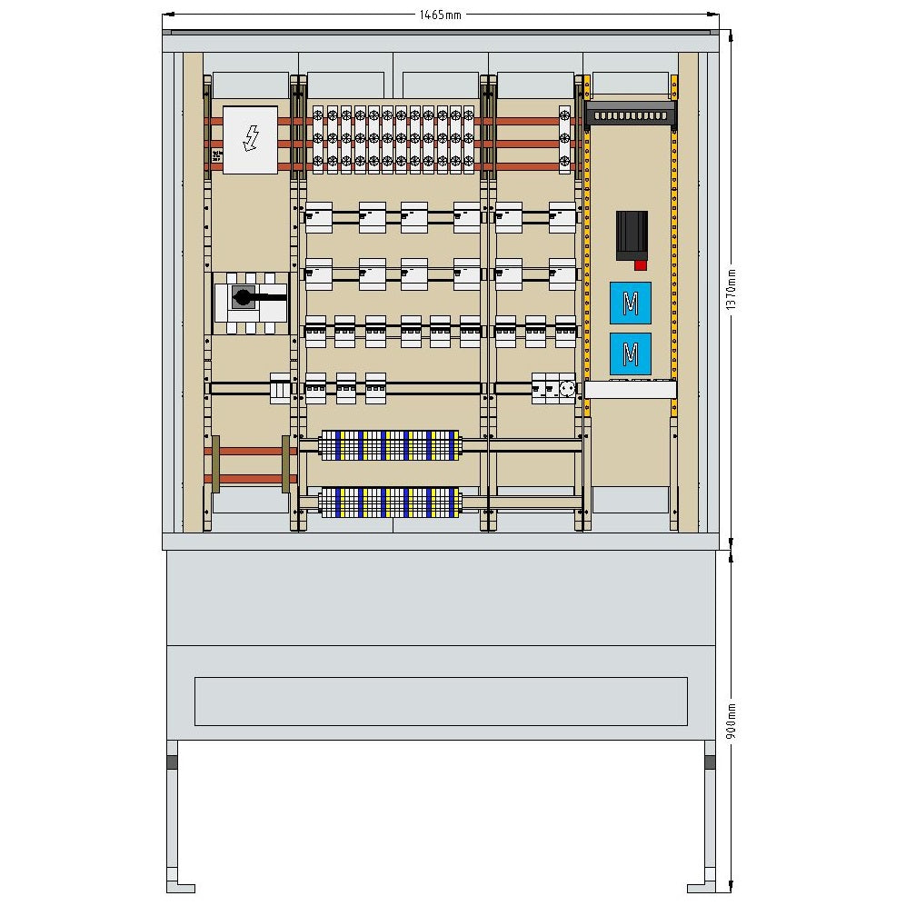 Hager Wallboxverteiler 11kW 22KW | 6-fach 12-fach