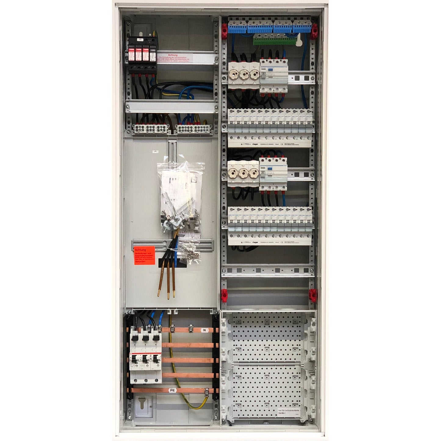 Zählerschrank 3-Punkt, EFH - Komplett - vorverdrahtet & montagefertig - V3