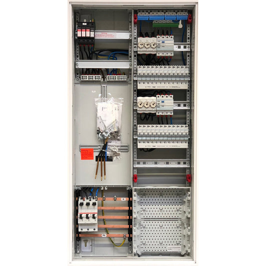 Zählerschrank 3-Punkt, EFH - Komplett - vorverdrahtet & montagefertig - V3