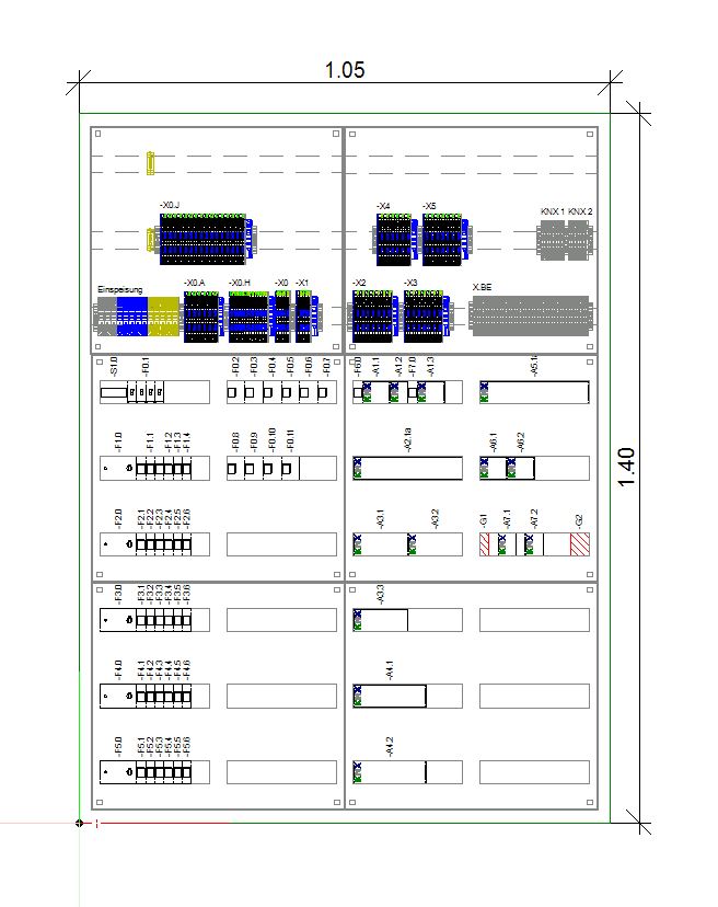 Anschlussfertiger KNX-Verteiler mit Reihenklemmen – vorverdrahtet & geprüft. Ideal für Hausbau, Renovierung & Erweiterungen