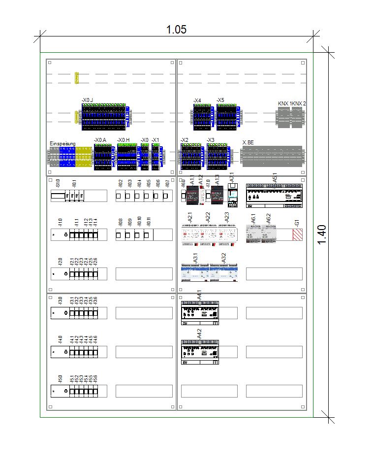 Nordic Best - Anschlussfertiger KNX-Verteiler mit Reihenklemmen – vorverdrahtet & geprüft. Ideal für Hausbau, Renovierung & Erweiterungen